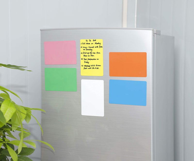 Navy Penguin Dry Erase Magnets Set - 12 Pack - 6x4 in Whiteboard Magnetic Notes Planning Pads Labels - Large White Board Magnet Strips Name Tags for Home and Office (12, 6x4 in) - Image 4